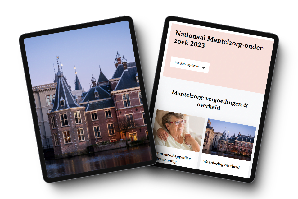 Foto van het Binnenhof in het Nationaal Mantelzorg Onderzoek 2023